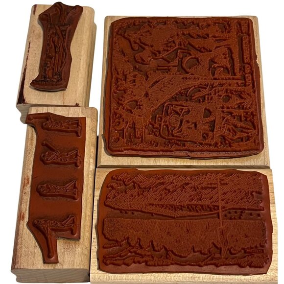 The Back Nine Golf-Themed Rubber Stamp Set - Picture 2 of 3